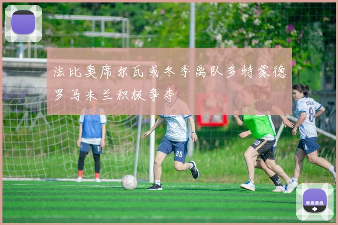 法比奥席尔瓦或冬季离队多特蒙德罗马米兰积极争夺